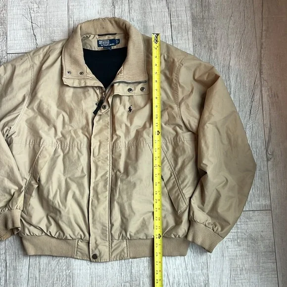 Polo Ralph Lauren Men's‎ Tan and Cream Jacket Size Large